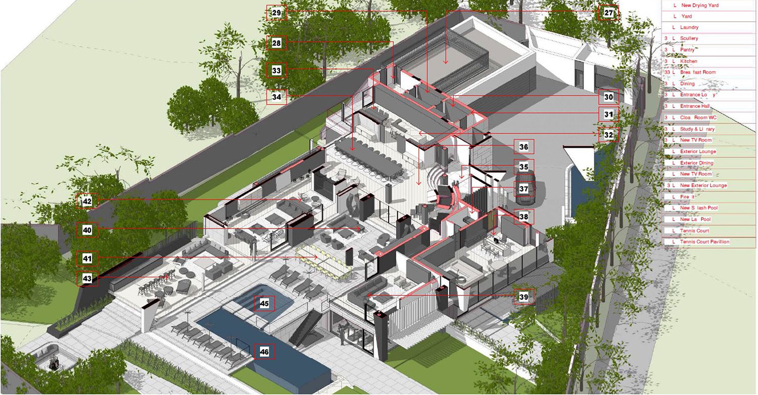 Axonometric Layout